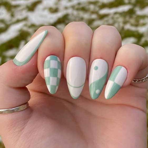 Spring Nails Ideas   Sage Green Nails You'll Want To Copy For Spring