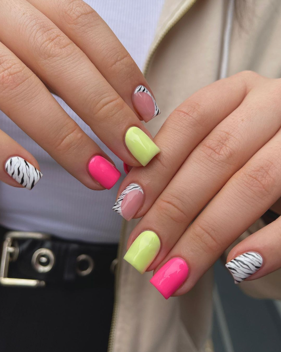 Cute Zebra Nails Inspiration
