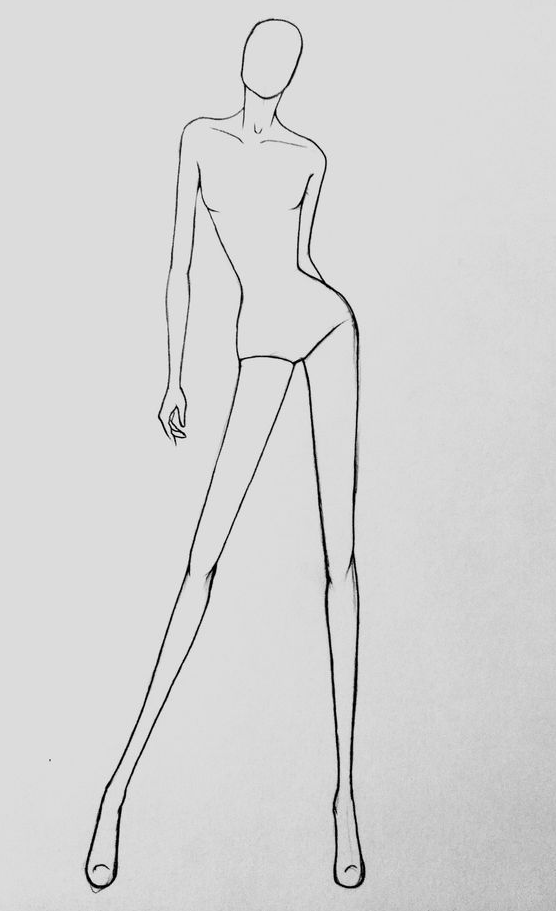 Fashion Sketch Template   Fashion Figure Drawing