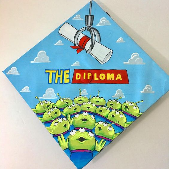 Graduation Cap Designs Funny - Disney graduation cap