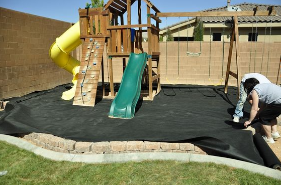 Play Set Landscaping   Outdoor Swing Sets
