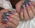 Pretty Zebra Nails Inspiration