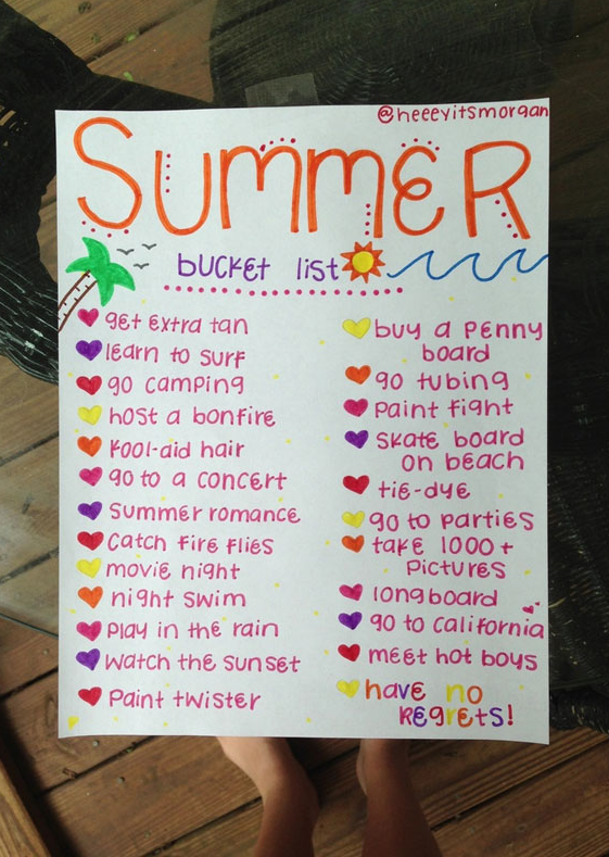 Stunning Summer Bucket List Aesthetic Ideas