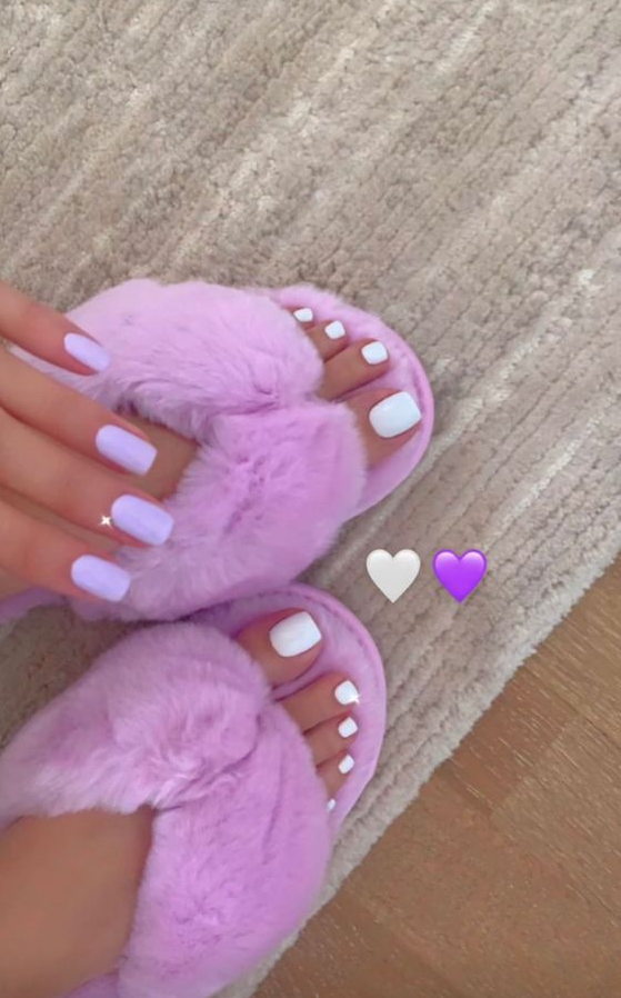 White Toes And Nails - Cute toe nails