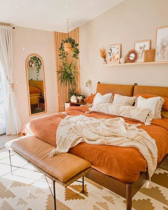 Bedroom Inspirations   Orange Bedroom Ideas That Are Surprisingly