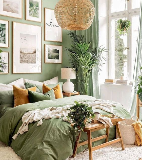 Bedroom Inspirations   Sage Green