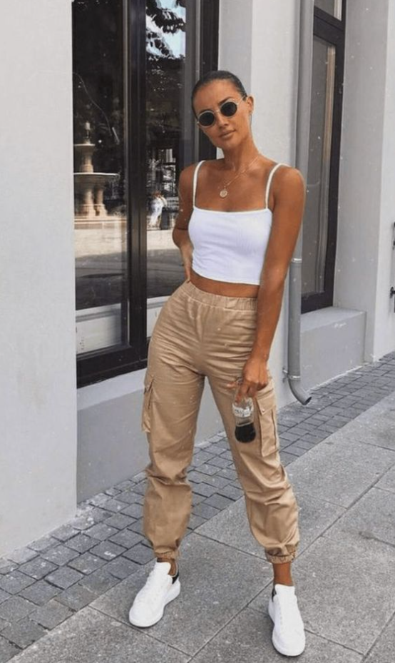 Cargo Pants Outfit Summer   Seriously Stylish Cargo Pants Outfit Ideas For Women In 2023