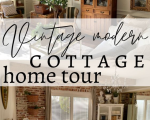 Cottage Bedroom - Vintage Modern Cottage Home Tour