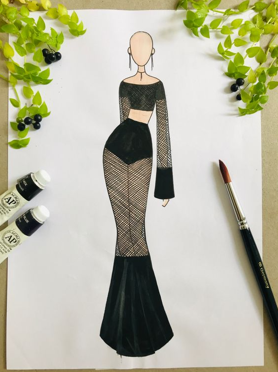 Fashion Illustration Dresses   Fashion Sketch