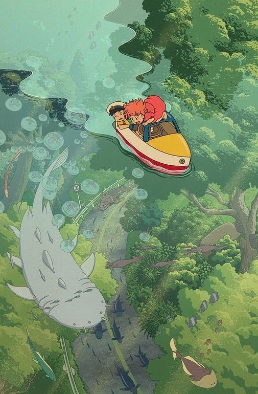 Ghibli Aesthetic Wallpaper   Ponyo Studio Ghibli