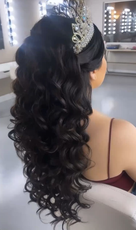 Hair Down Quinceanera S   Quince