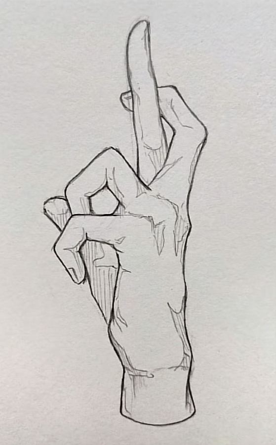 Hand References Drawing   Easy Drawings