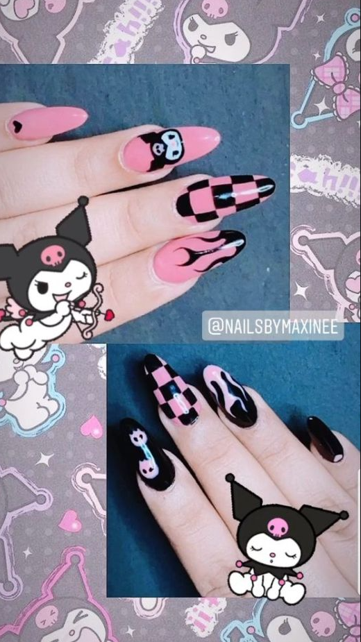 Hello Kitty Nails Long   Nails Hello Kitty Nails Manicure Lovequotes Hello Kitty