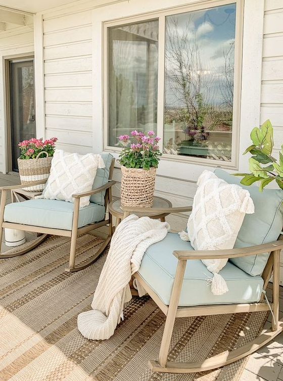 Home Outdoor   Simple Cozy Deck For Summer