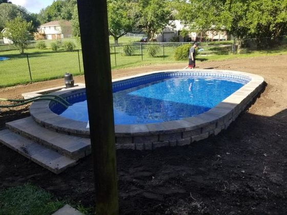 Partial Inground Pool Ideas   In Ground Pools