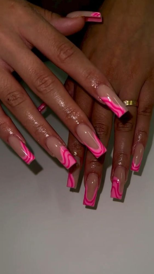 Pink Summer Nails   Nails Trendy Pastel Nails 2023 Ideas