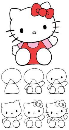 Some Drawing Ideas   How To Draw Hello Kitty