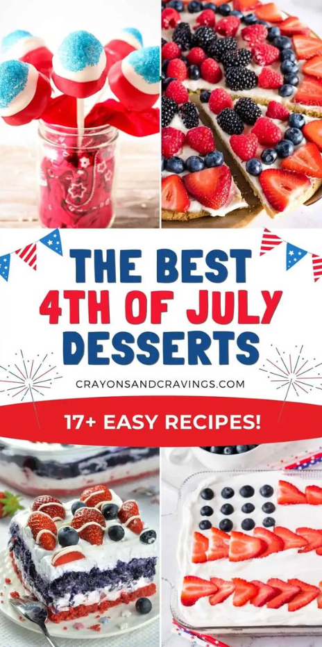 4th Of July Desserts   Easy 4th Of July Fruit