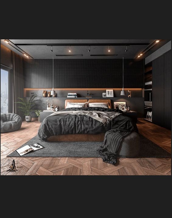 Bedroom Layout   Bedroom Interior Bedroom Interior  Luxury Black Bedroom