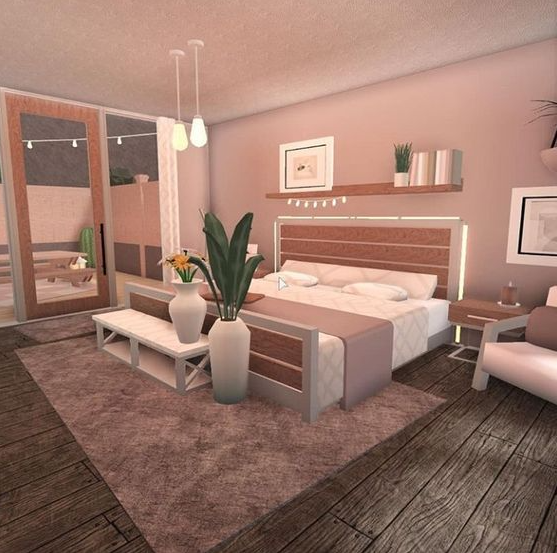Bloxburg House Ideas Interior   Simple Bedroom