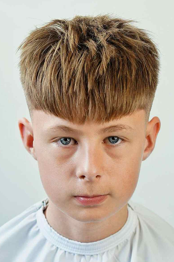 Boys Haircuts   Classic Caesar Cut