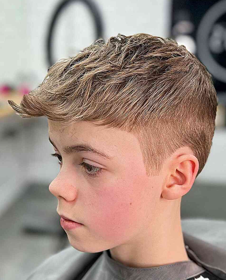 Boys Haircuts   Long And Flipped Up Front