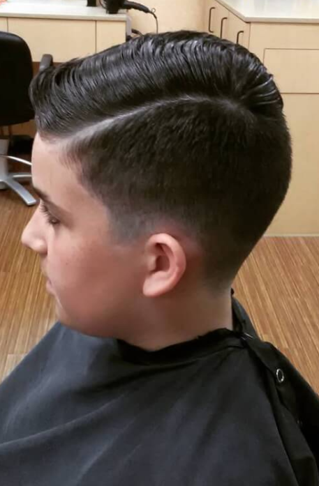 Boys Haircuts   Low Taper Fade With Long Surgical