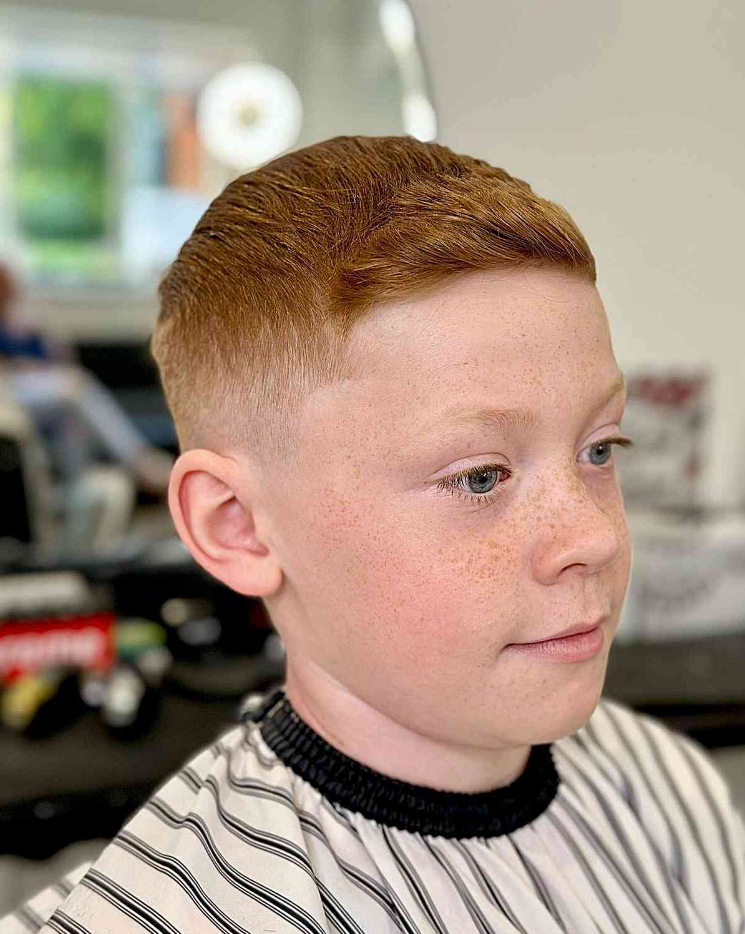 Boys Haircuts   Mini Quiff With A Zero