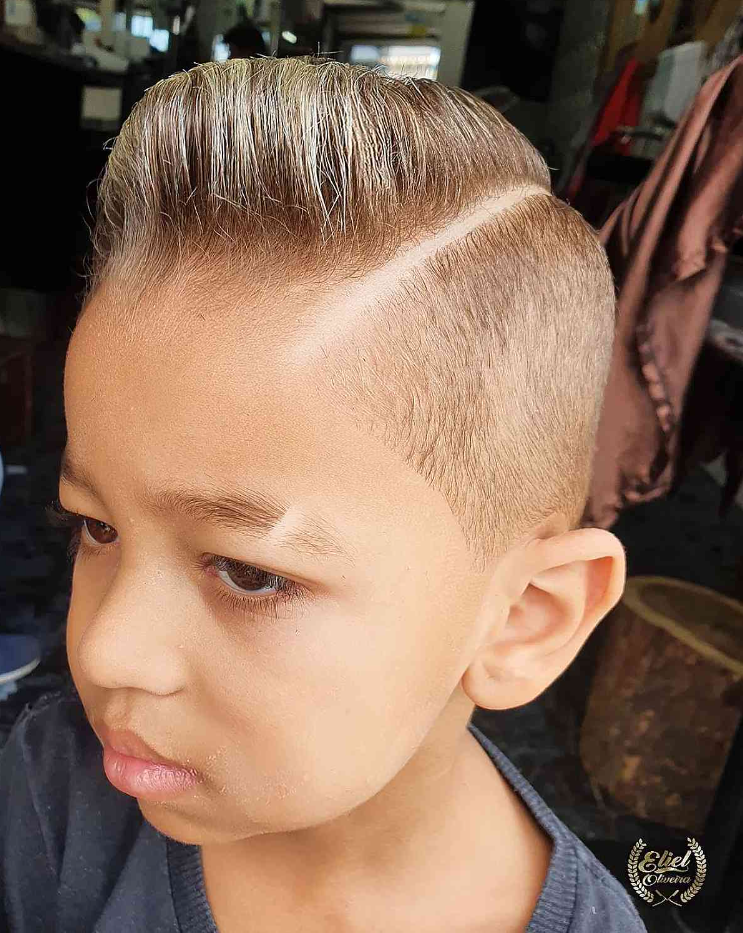 Boys Haircuts   Modern Pomp Line Up