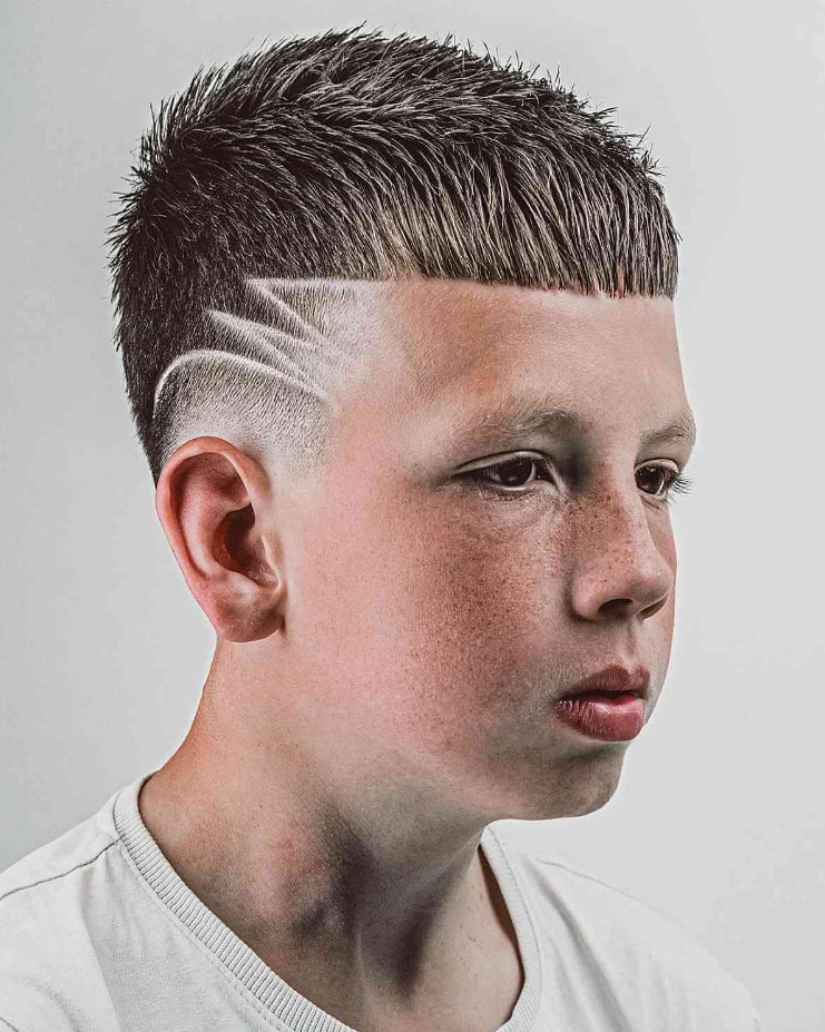 Boys Haircuts   Skin Fade With Fringe