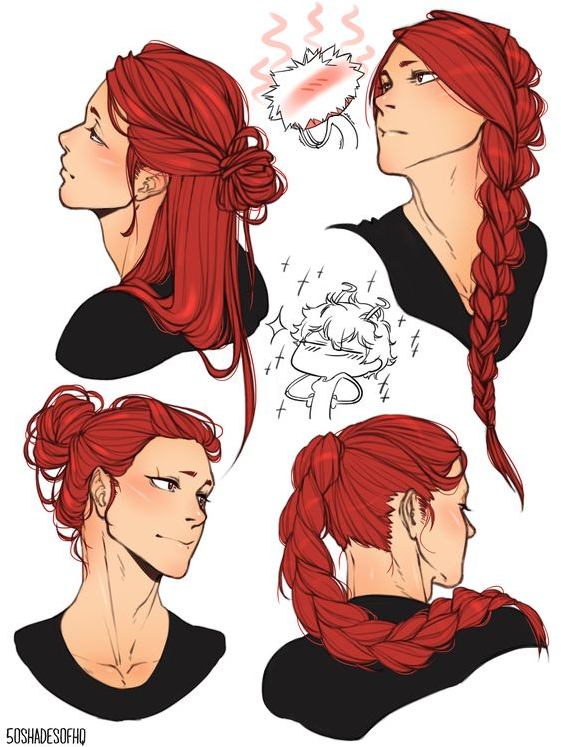 Hair Drawing Reference   Art Reference