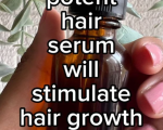 Hair Growth Treatment - This potent hair serum for hair growth stimulates follicles overnight