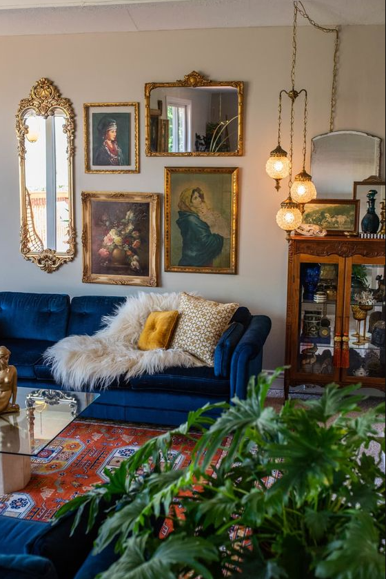 Living Room Apartment   A 1970s House Has The Best Collection Of Secondhand Treasures We’ve Ever