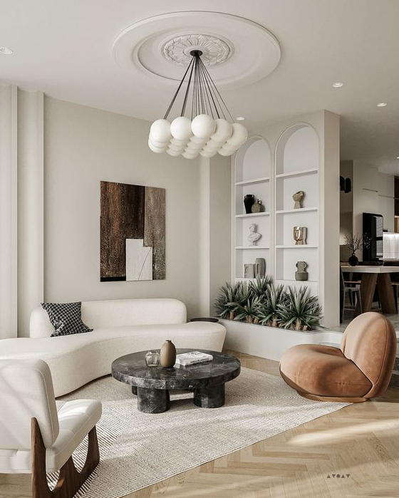 Modern Home Interior Design   Luxurious Parisian Style Home