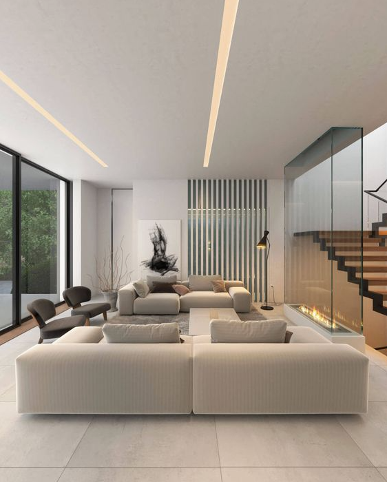 Modern Home Interior Design   Modern Living Room Interior