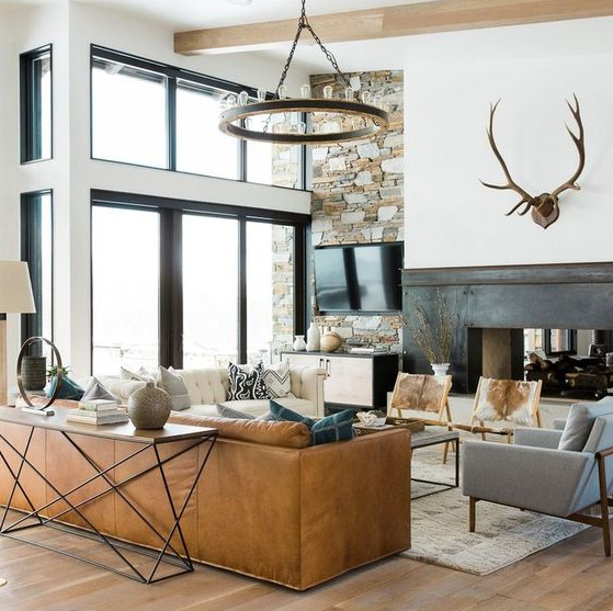 Modern Home Interior Design   Studio McGee Gives A Utah Mountain Home A Modern Edge