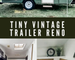 Small Camper Interior Ideas   Tiny Vintage Trailer Transformed Into Adorable Home On Wheels