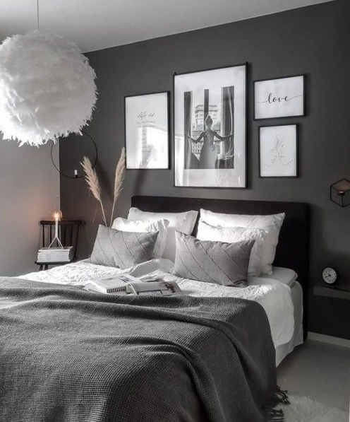 Bedroom Wall Art   Grey Bedroom Ideas And Wall Art For A Neutral Classic Vibe