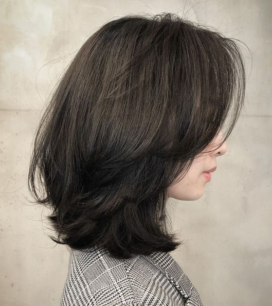 Hair Cuts Medium Length   Best Medium Length Haircuts For Thick Hair To Try In 2023 Layered Medium Hairstyle For Thick Hair