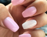 Nails Pink And White - Summer nails, summer nails 2023 color trends, trending summer nails 2023
