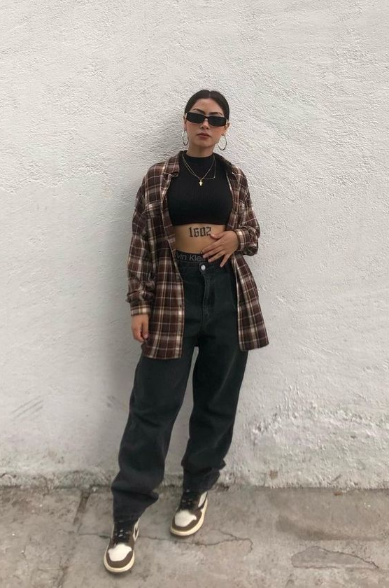 Baggy Latina Outfits   Cholo Style Shola Outfit Streetwear Outfit Latina Fashion