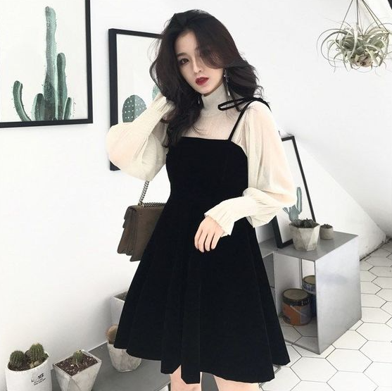 Black Gift   Korean Fashion Dress Pretty Outfits Korean Outfits