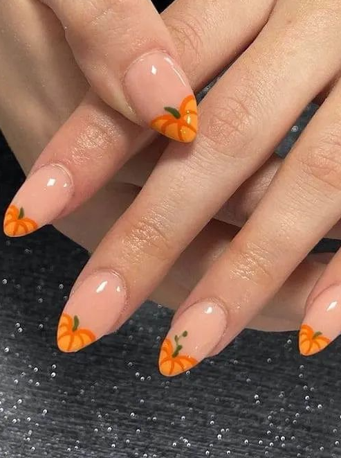 Halloween Nails   Cute Pumpkin Nails 2023 That Are Perfect For