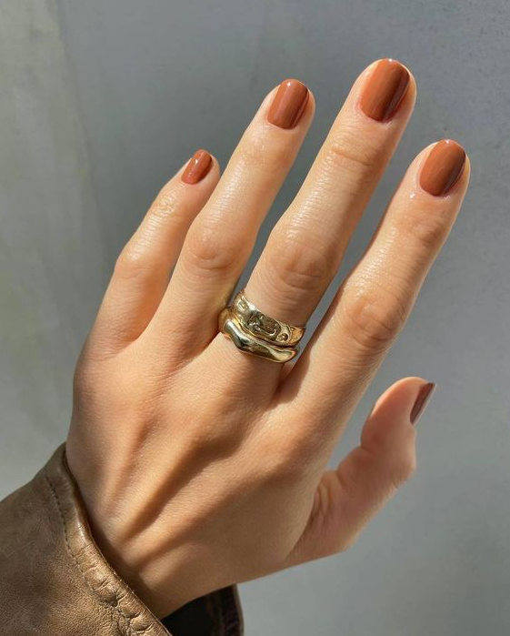 Nails One Color   These Cute Nail Colors Are On Trend And So