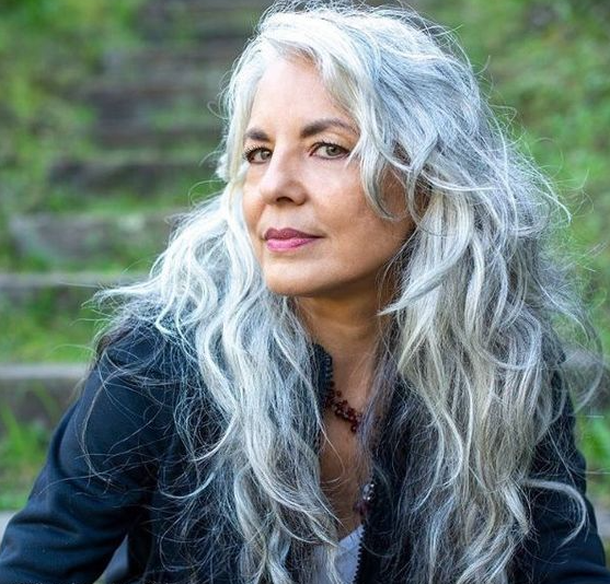 Silver Haired Beauties   Flattering Long Hairstyles For Older Women