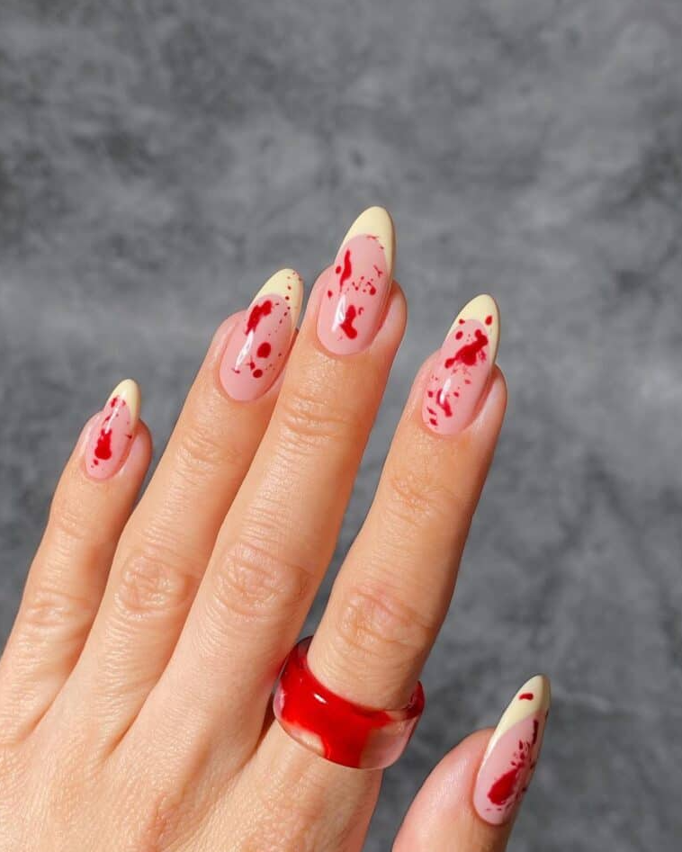 Blood Splits Nails