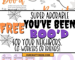 Boo Basket Ideas   The Cutest You’ve Been Booed Printables Free For Halloween