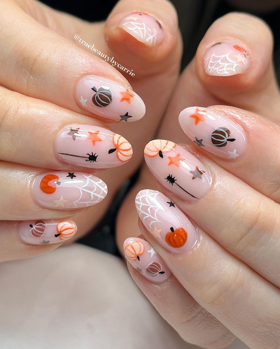 Cute Coolest Halloween Nails