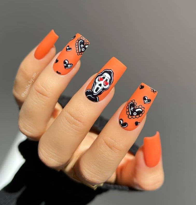 Cute Halloween Season Nails