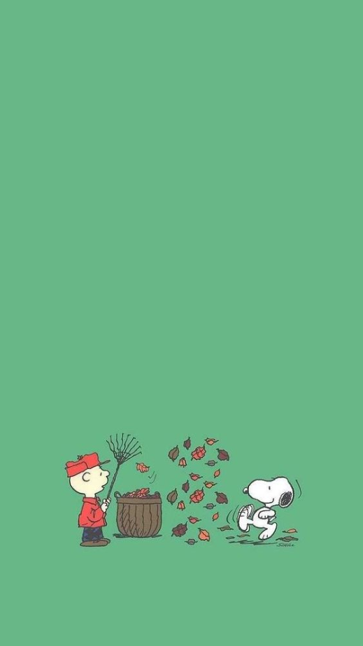 Fall Backgrounds Iphone   Free Snoopy Fall